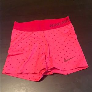 Nike pro spandex shorts